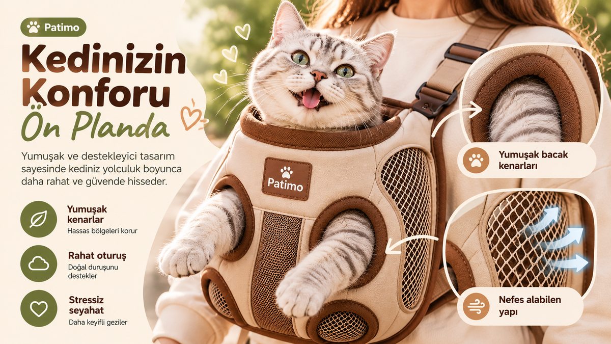 Kedinizin konforu ön planda